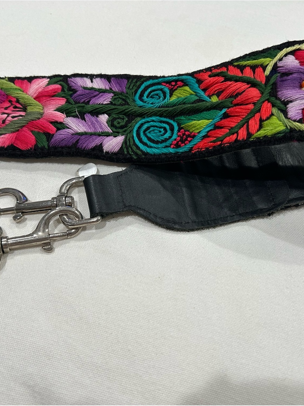 Embroidered Multicolor Floral Strap for Bags